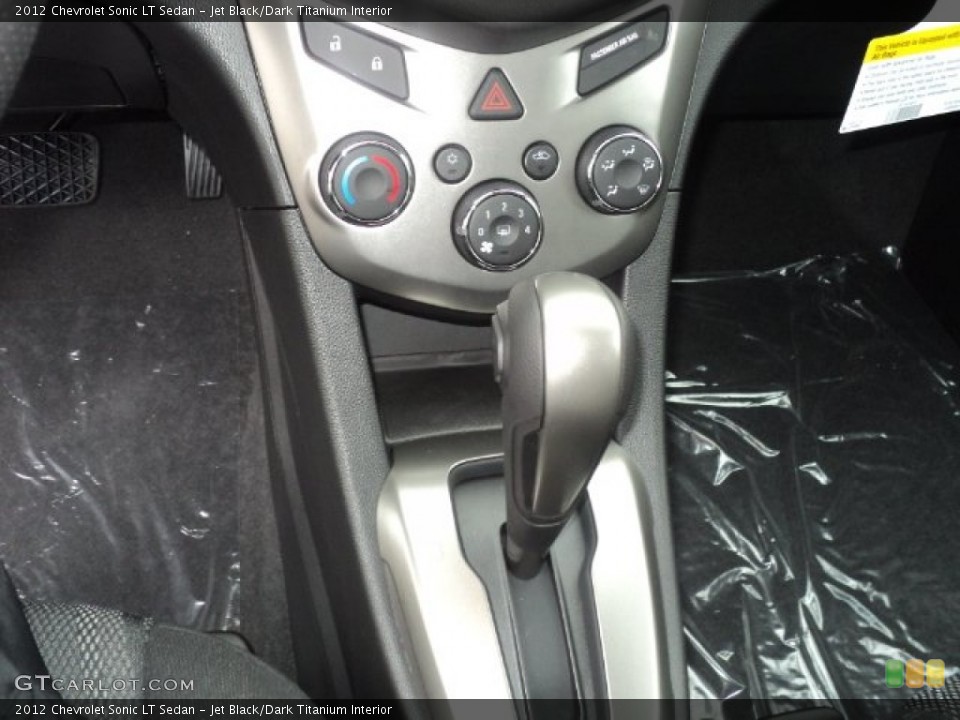 Jet Black/Dark Titanium Interior Transmission for the 2012 Chevrolet Sonic LT Sedan #54058937