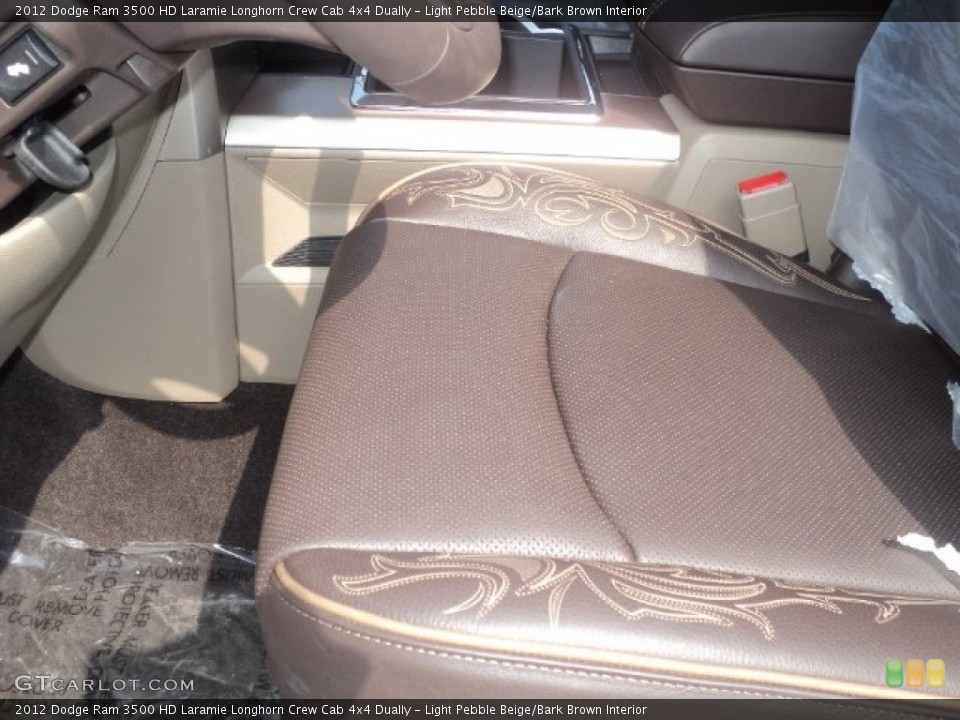 Light Pebble Beige/Bark Brown Interior Photo for the 2012 Dodge Ram 3500 HD Laramie Longhorn Crew Cab 4x4 Dually #54059198
