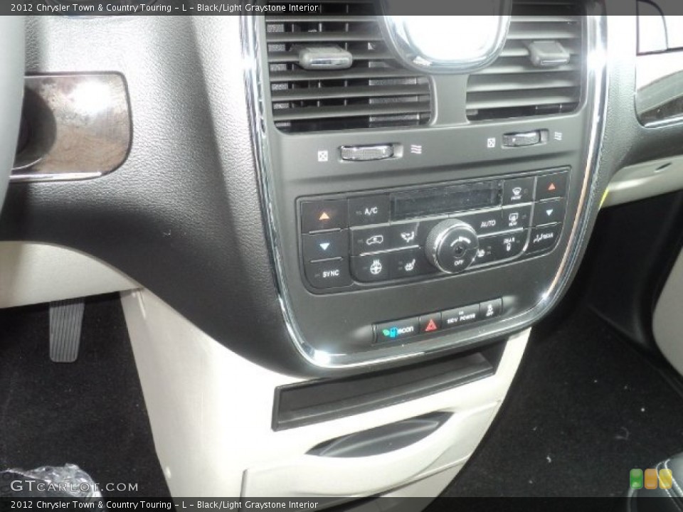 Black/Light Graystone Interior Controls for the 2012 Chrysler Town & Country Touring - L #54059978