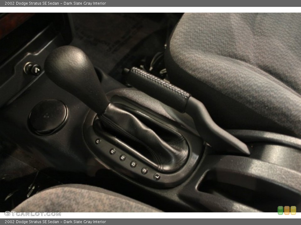 Dark Slate Gray Interior Transmission for the 2002 Dodge Stratus SE Sedan #54061253