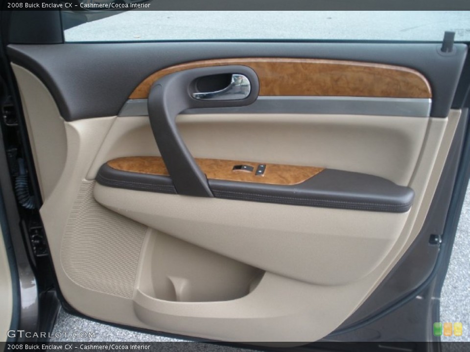 Cashmere/Cocoa Interior Door Panel for the 2008 Buick Enclave CX #54061295