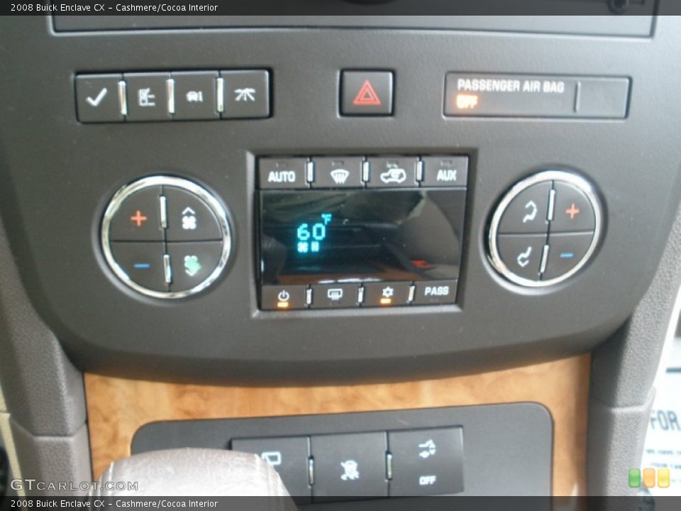 Cashmere/Cocoa Interior Controls for the 2008 Buick Enclave CX #54061361