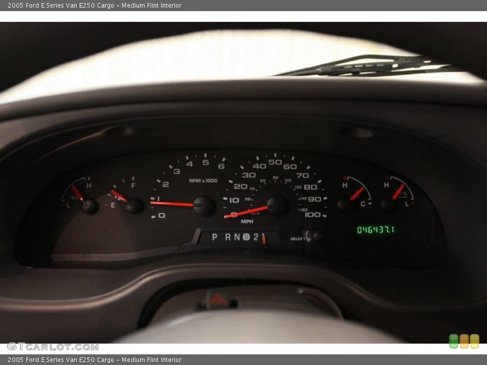 Medium Flint Interior Gauges for the 2005 Ford E Series Van E250 Cargo #54061571