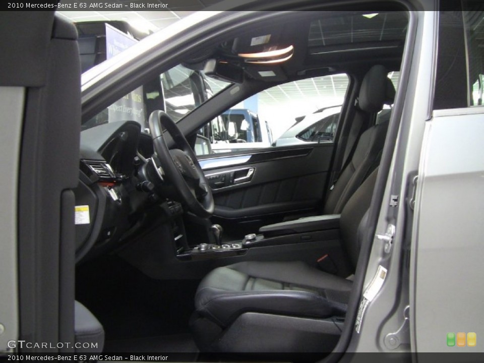 Black Interior Photo for the 2010 Mercedes-Benz E 63 AMG Sedan #54065519
