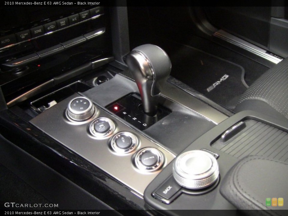 Black Interior Transmission for the 2010 Mercedes-Benz E 63 AMG Sedan #54065573