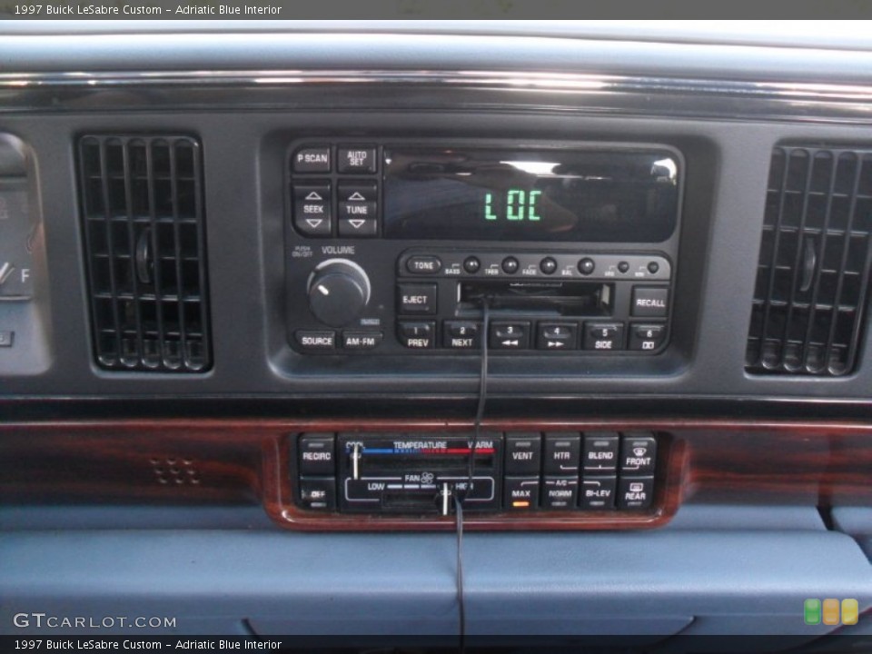 Adriatic Blue Interior Audio System for the 1997 Buick LeSabre Custom #54066960