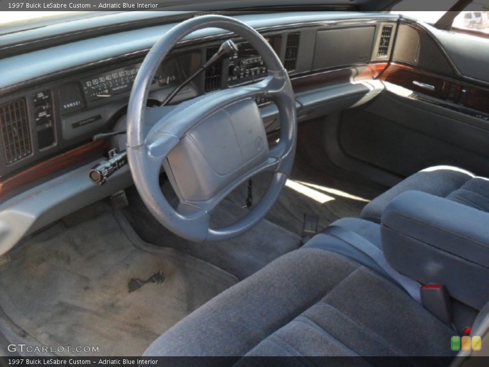 Adriatic Blue Interior Prime Interior for the 1997 Buick LeSabre Custom #54067098