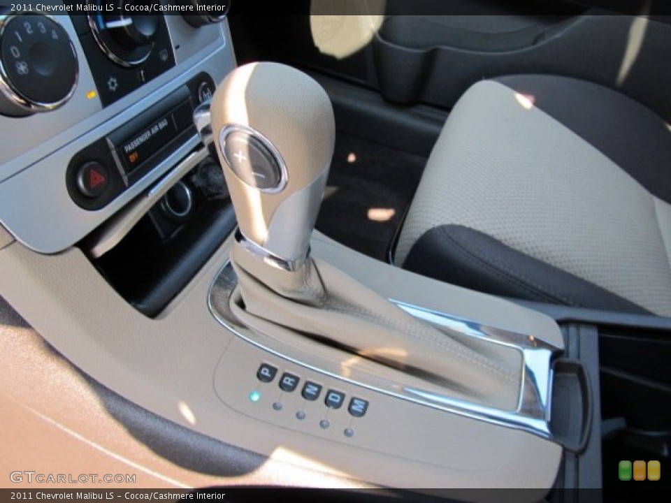 Cocoa/Cashmere Interior Transmission for the 2011 Chevrolet Malibu LS #54069068