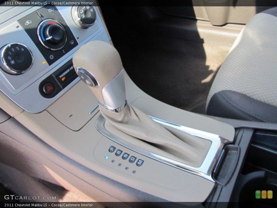 Cocoa/Cashmere Interior Transmission for the 2011 Chevrolet Malibu LS #54069513