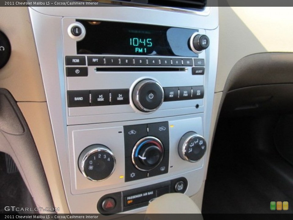 Cocoa/Cashmere Interior Audio System for the 2011 Chevrolet Malibu LS #54069522