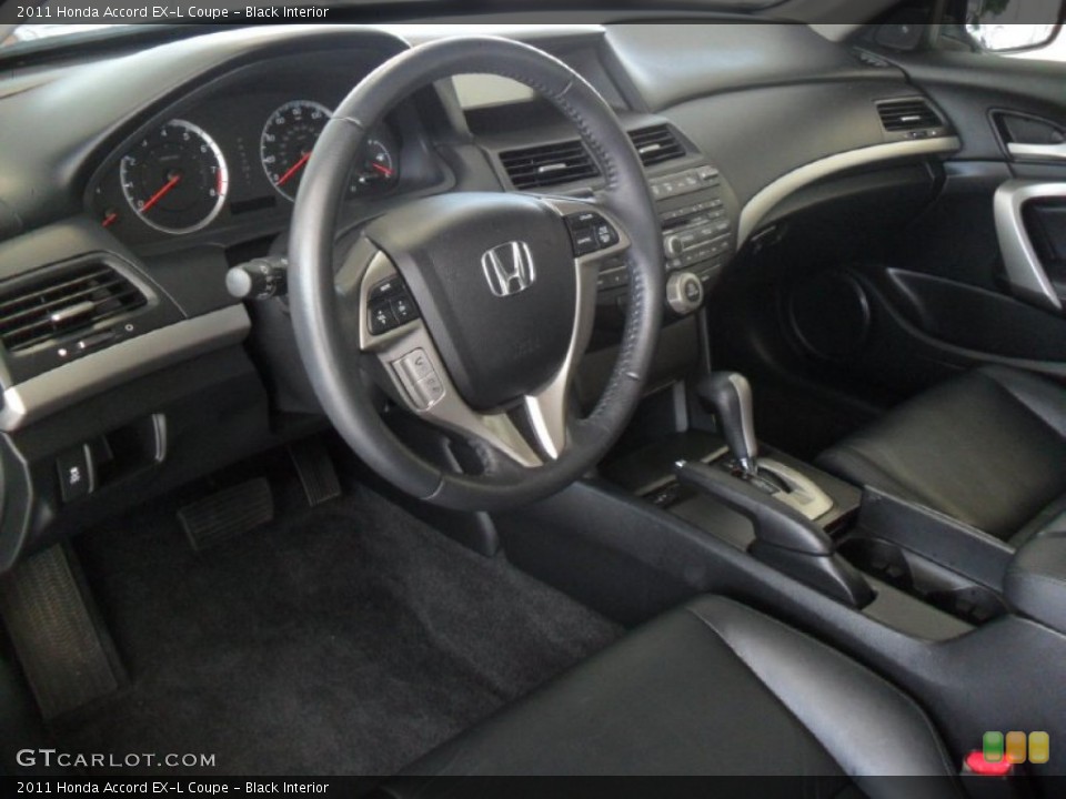 Black Interior Photo for the 2011 Honda Accord EX-L Coupe #54069636