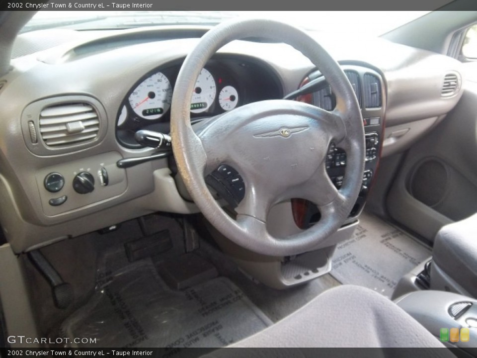 Taupe Interior Steering Wheel for the 2002 Chrysler Town & Country eL #54070775