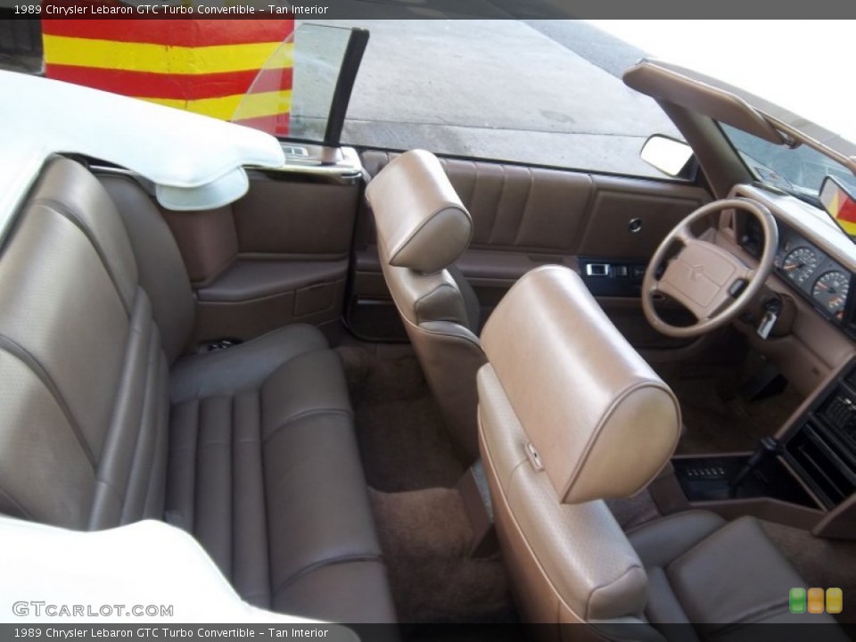 Tan 1989 Chrysler Lebaron Interiors