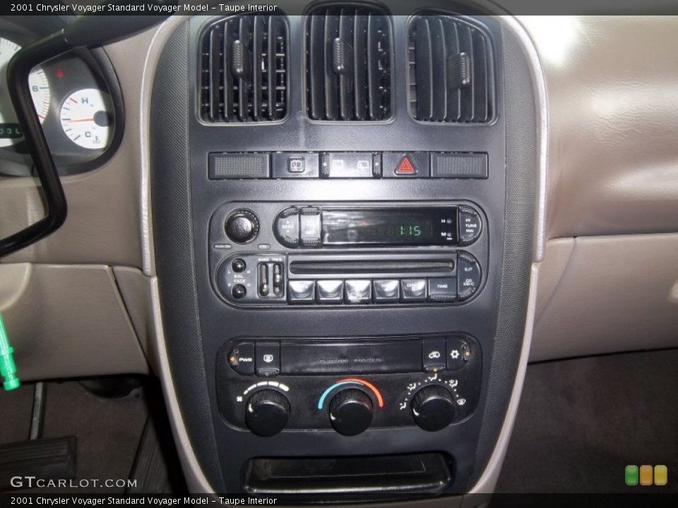 Taupe Interior Controls for the 2001 Chrysler Voyager  #54071742