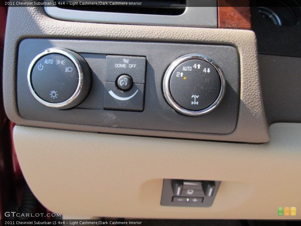 Light Cashmere/Dark Cashmere Interior Controls for the 2011 Chevrolet Suburban LS 4x4 #54071856