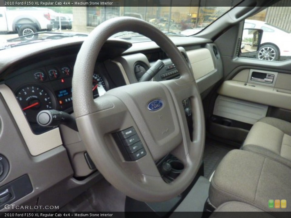 Medium Stone Interior Photo for the 2010 Ford F150 XL Regular Cab 4x4 #54073092
