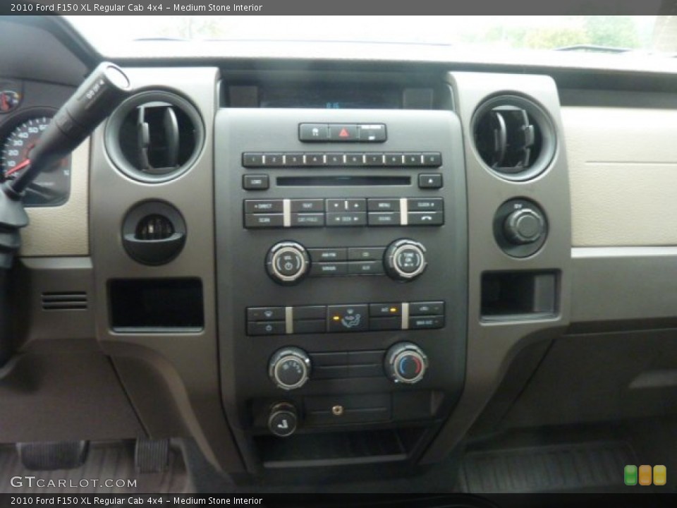 Medium Stone Interior Controls for the 2010 Ford F150 XL Regular Cab 4x4 #54073137