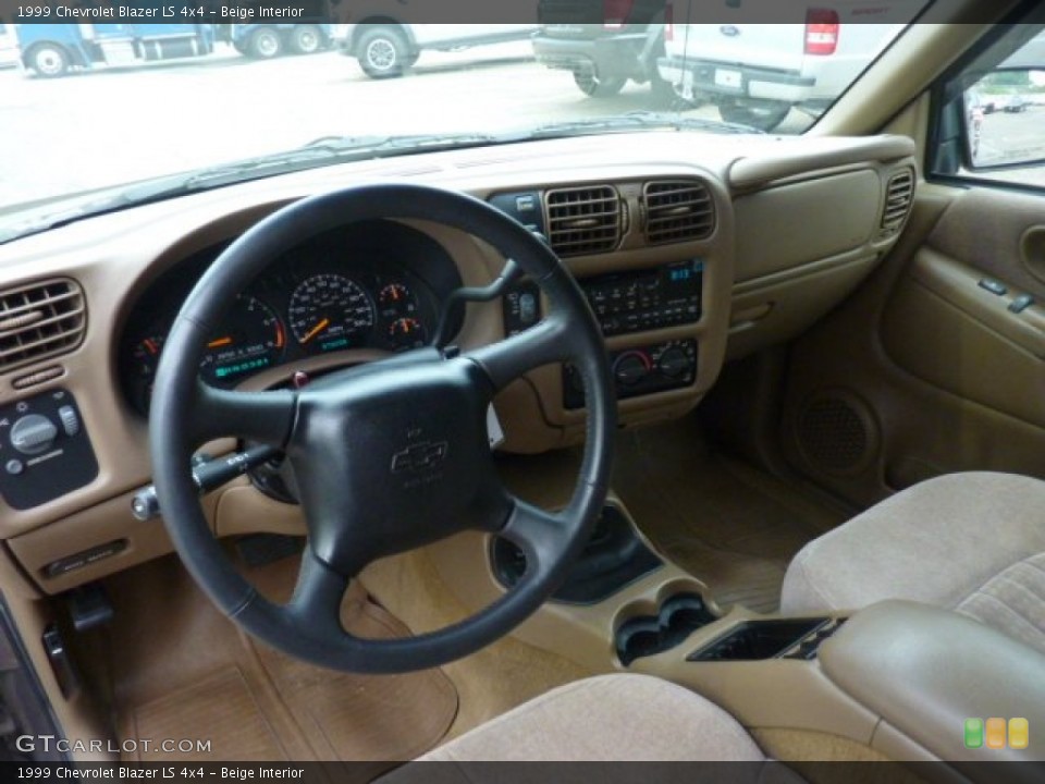 Beige Interior Prime Interior for the 1999 Chevrolet Blazer LS 4x4 #54074271