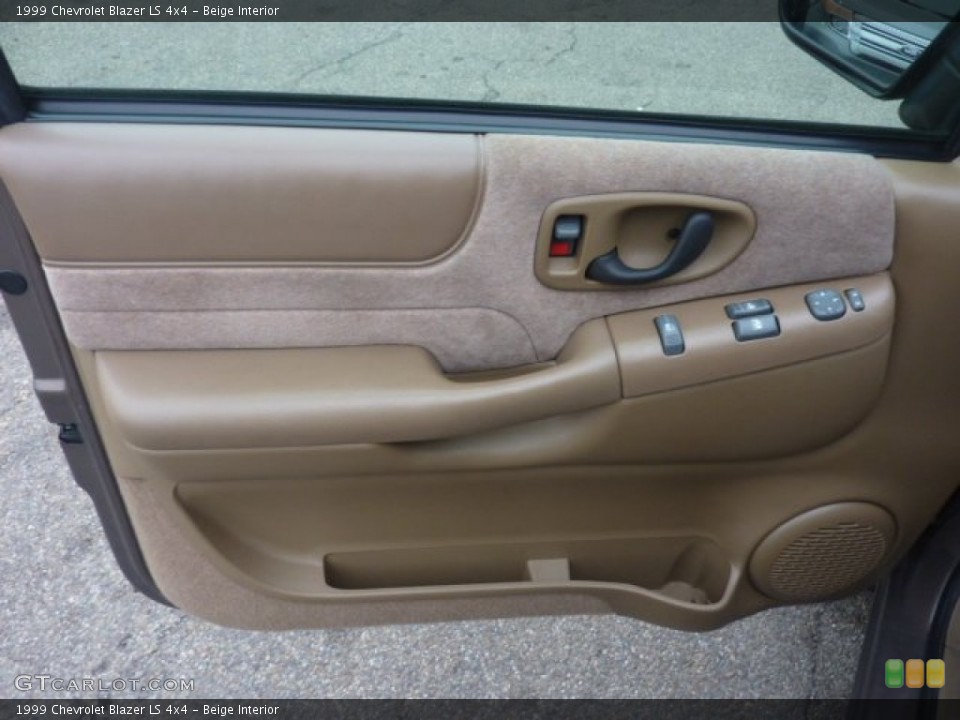Beige Interior Door Panel for the 1999 Chevrolet Blazer LS 4x4 #54074277