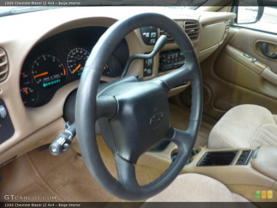 Beige Interior Steering Wheel for the 1999 Chevrolet Blazer LS 4x4 #54074286