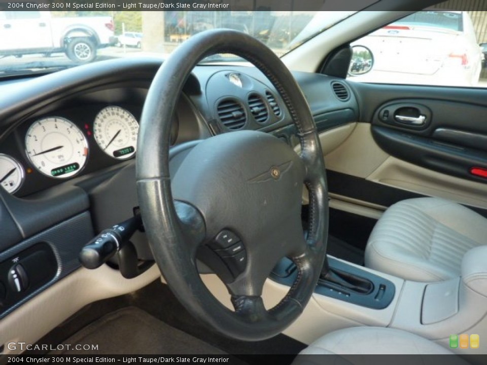 Light Taupe/Dark Slate Gray Interior Steering Wheel for the 2004 Chrysler 300 M Special Edition #54074817