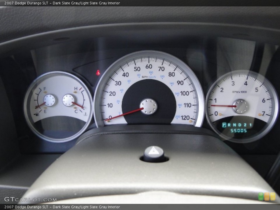 Dark Slate Gray/Light Slate Gray Interior Gauges for the 2007 Dodge Durango SLT #54075735