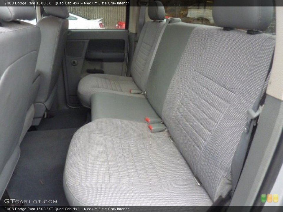 Medium Slate Gray Interior Photo for the 2008 Dodge Ram 1500 SXT Quad Cab 4x4 #54076665