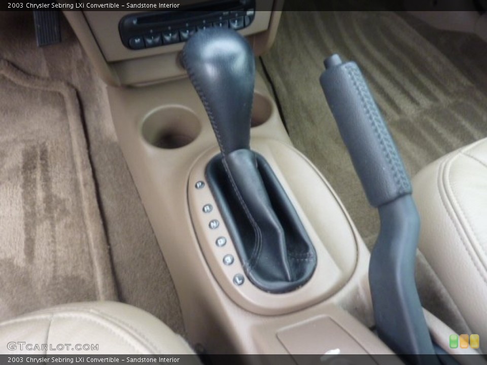 Sandstone Interior Transmission for the 2003 Chrysler Sebring LXi Convertible #54076893