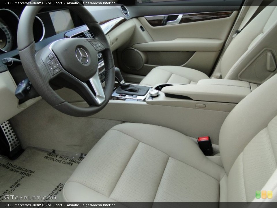 Almond Beige/Mocha Interior Photo for the 2012 Mercedes-Benz C 250 Sport #54078226