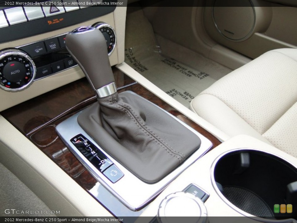 Almond Beige/Mocha Interior Transmission for the 2012 Mercedes-Benz C 250 Sport #54078279