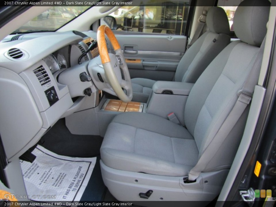 Dark Slate Gray/Light Slate Gray Interior Photo for the 2007 Chrysler Aspen Limited 4WD #54078342