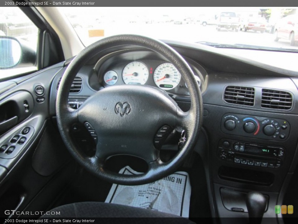 Dark Slate Gray Interior Steering Wheel for the 2003 Dodge Intrepid SE #54080046