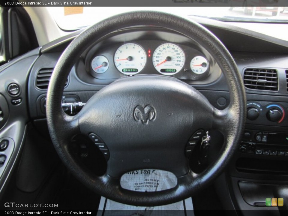 Dark Slate Gray Interior Steering Wheel for the 2003 Dodge Intrepid SE #54080064