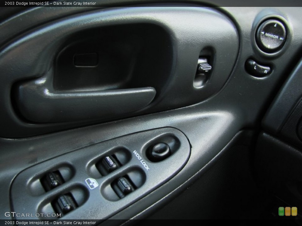 Dark Slate Gray Interior Controls for the 2003 Dodge Intrepid SE #54080110