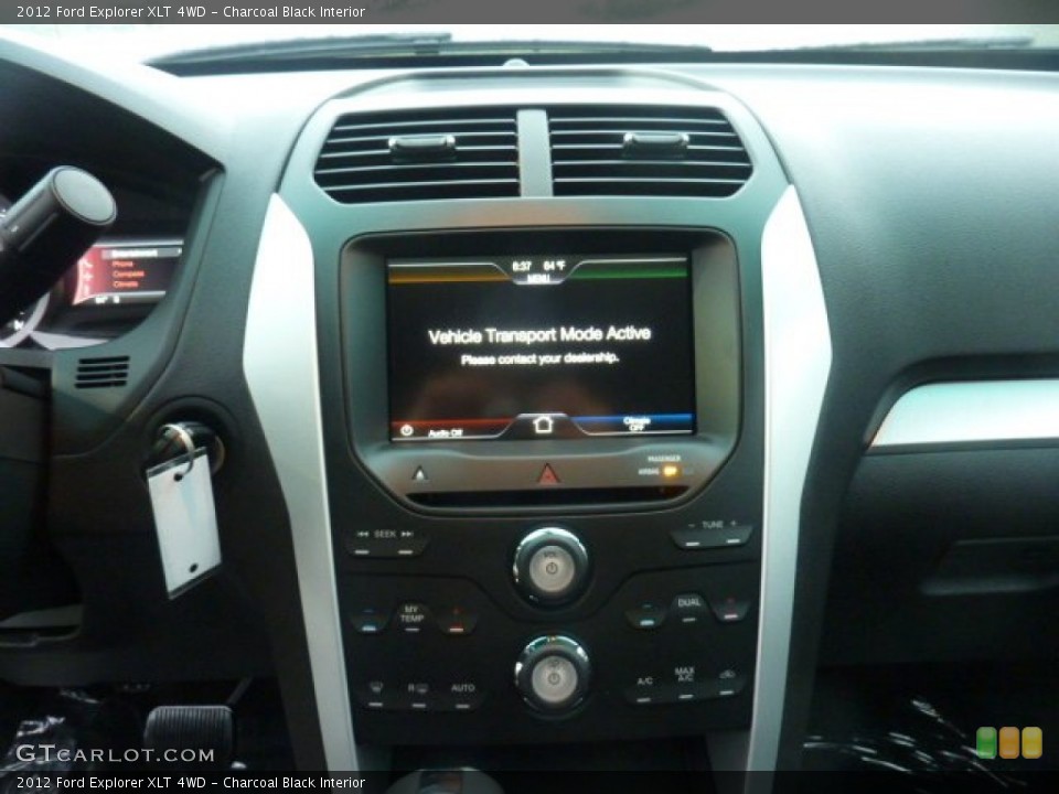 Charcoal Black Interior Controls for the 2012 Ford Explorer XLT 4WD #54080503