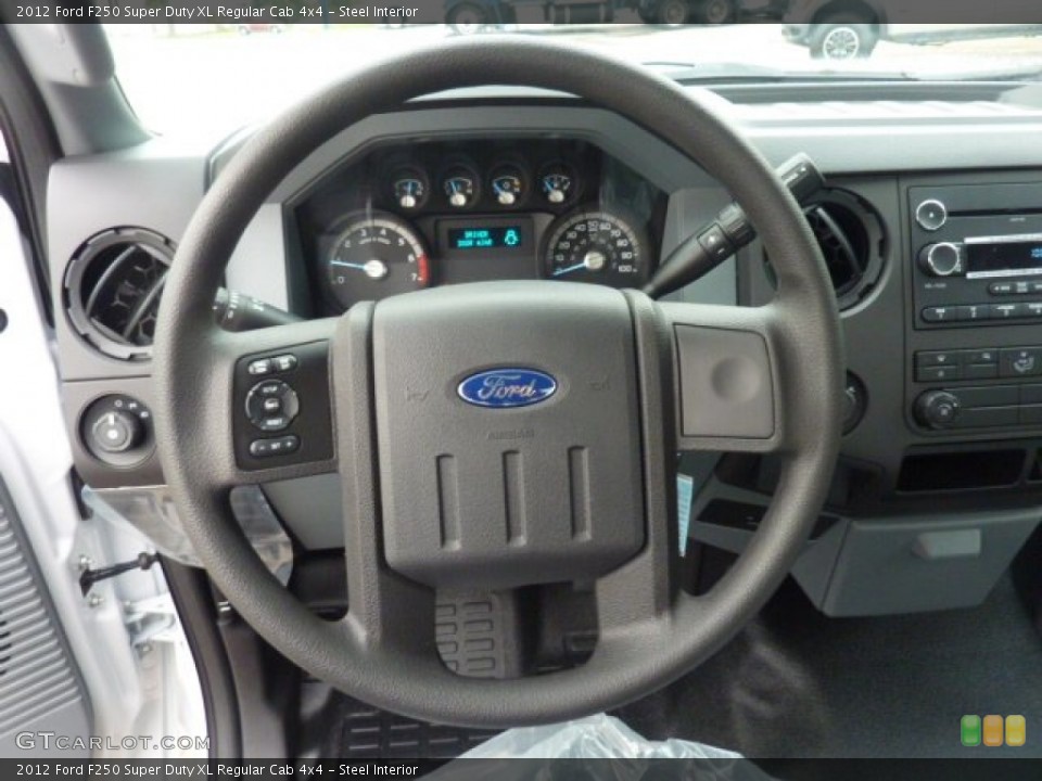 Steel Interior Steering Wheel for the 2012 Ford F250 Super Duty XL Regular Cab 4x4 #54080829