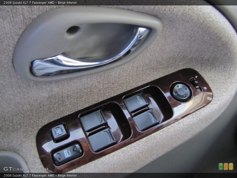 Beige Interior Controls for the 2006 Suzuki XL7 7 Passenger AWD #54081855