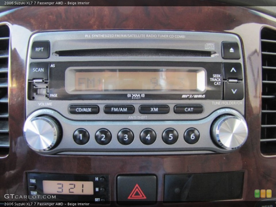 Beige Interior Audio System for the 2006 Suzuki XL7 7 Passenger AWD #54081900
