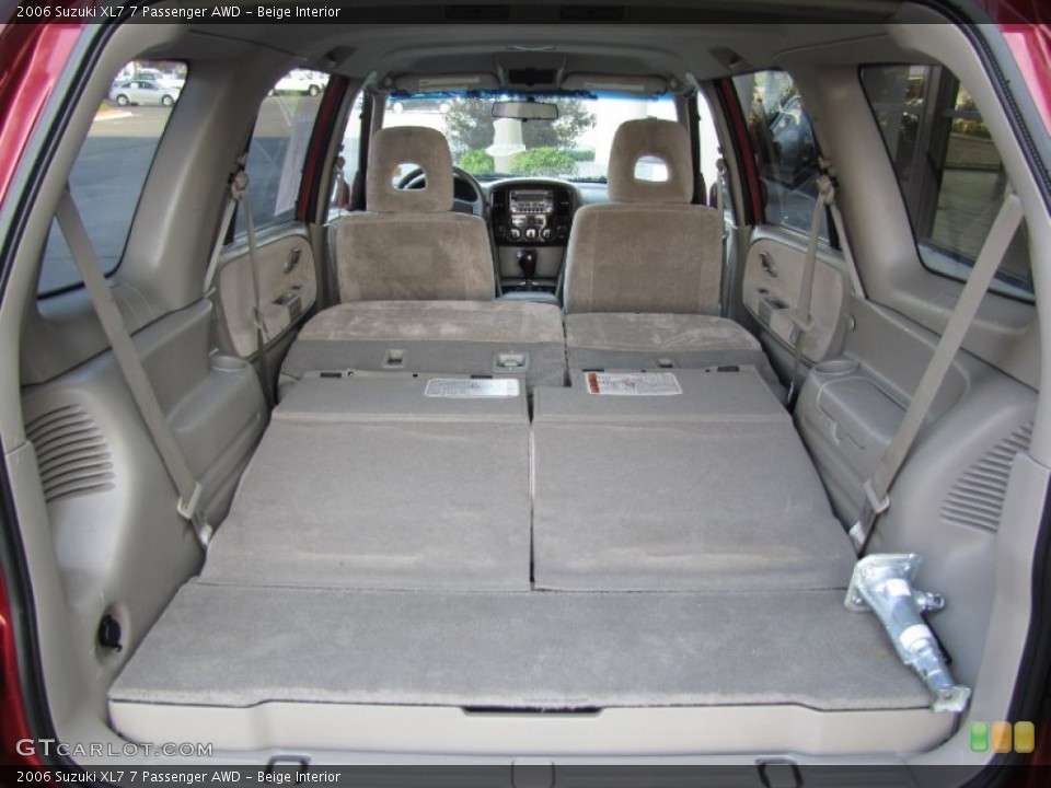Beige Interior Trunk for the 2006 Suzuki XL7 7 Passenger AWD #54081987