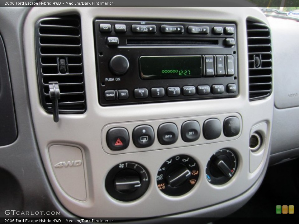 Medium/Dark Flint Interior Audio System for the 2006 Ford Escape Hybrid 4WD #54082383