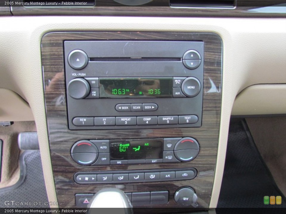 Pebble Interior Controls for the 2005 Mercury Montego Luxury #54082983
