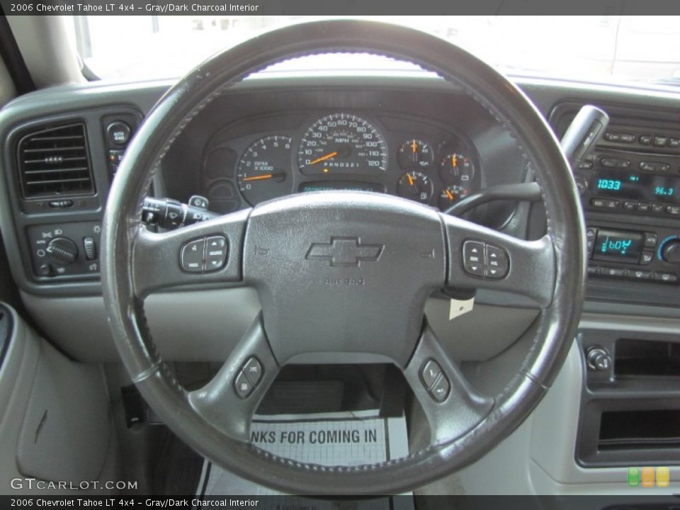 Gray/Dark Charcoal Interior Steering Wheel for the 2006 Chevrolet Tahoe LT 4x4 #54086166