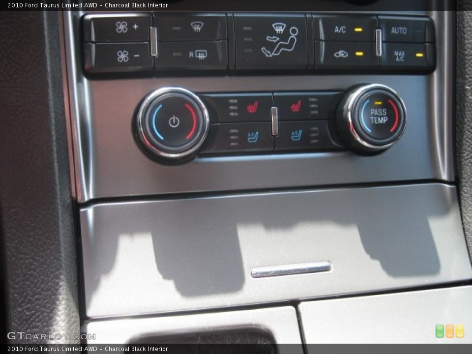 Charcoal Black Interior Controls for the 2010 Ford Taurus Limited AWD #54086520