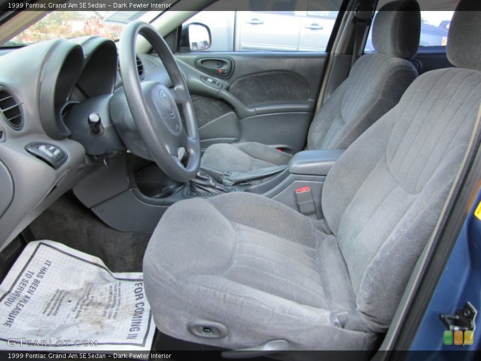 Dark Pewter Interior Photo for the 1999 Pontiac Grand Am SE Sedan #54087726