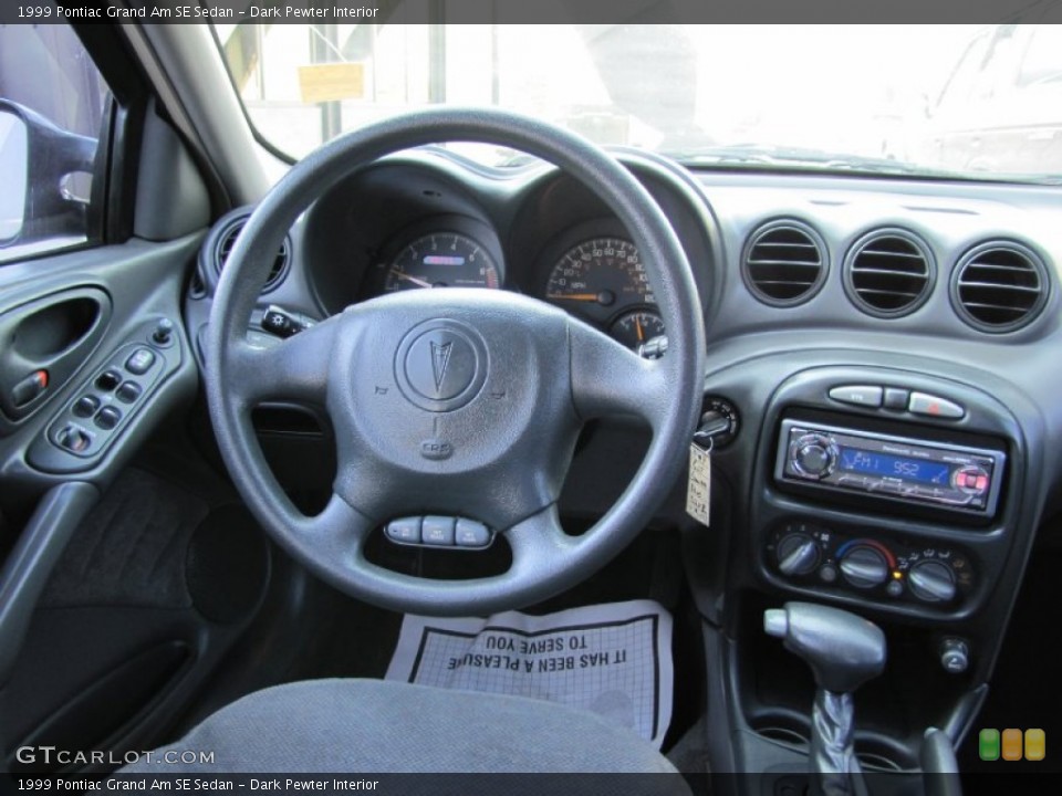 Dark Pewter Interior Dashboard for the 1999 Pontiac Grand Am SE Sedan #54087735