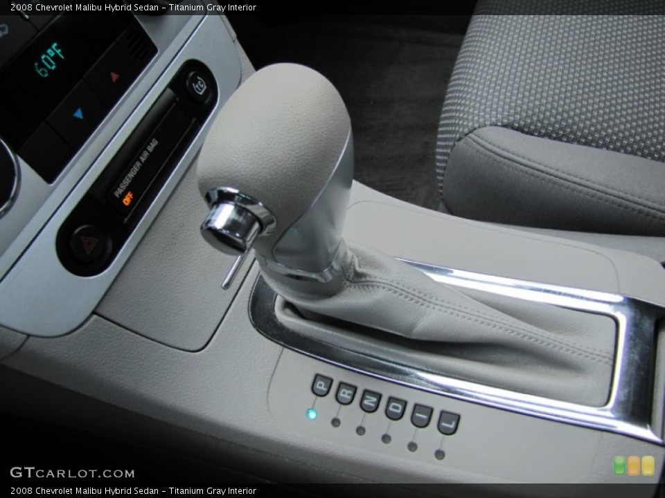 Titanium Gray Interior Transmission for the 2008 Chevrolet Malibu Hybrid Sedan #54088122