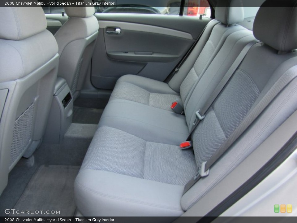 Titanium Gray Interior Photo for the 2008 Chevrolet Malibu Hybrid Sedan #54088131