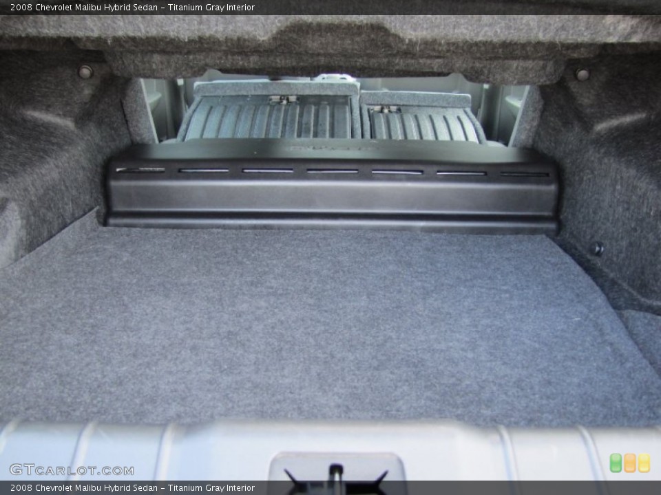 Titanium Gray Interior Trunk for the 2008 Chevrolet Malibu Hybrid Sedan #54088167