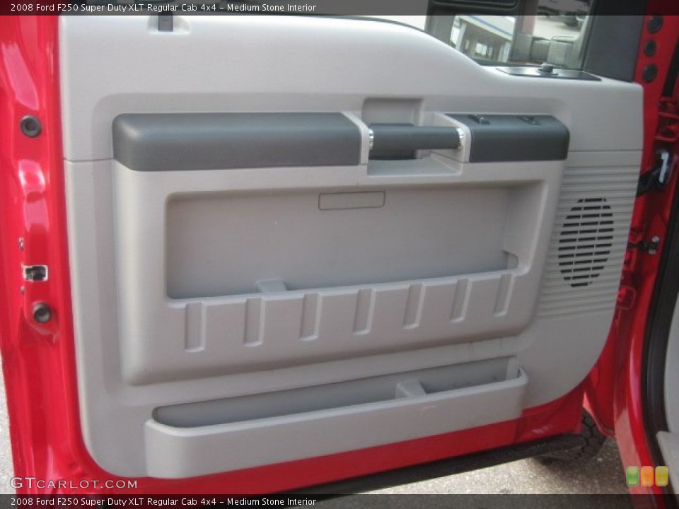 Medium Stone Interior Door Panel for the 2008 Ford F250 Super Duty XLT Regular Cab 4x4 #54088518