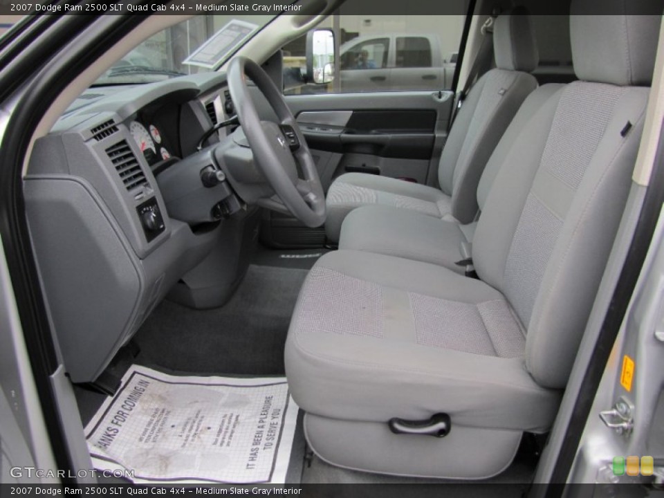 Medium Slate Gray Interior Photo for the 2007 Dodge Ram 2500 SLT Quad Cab 4x4 #54089640